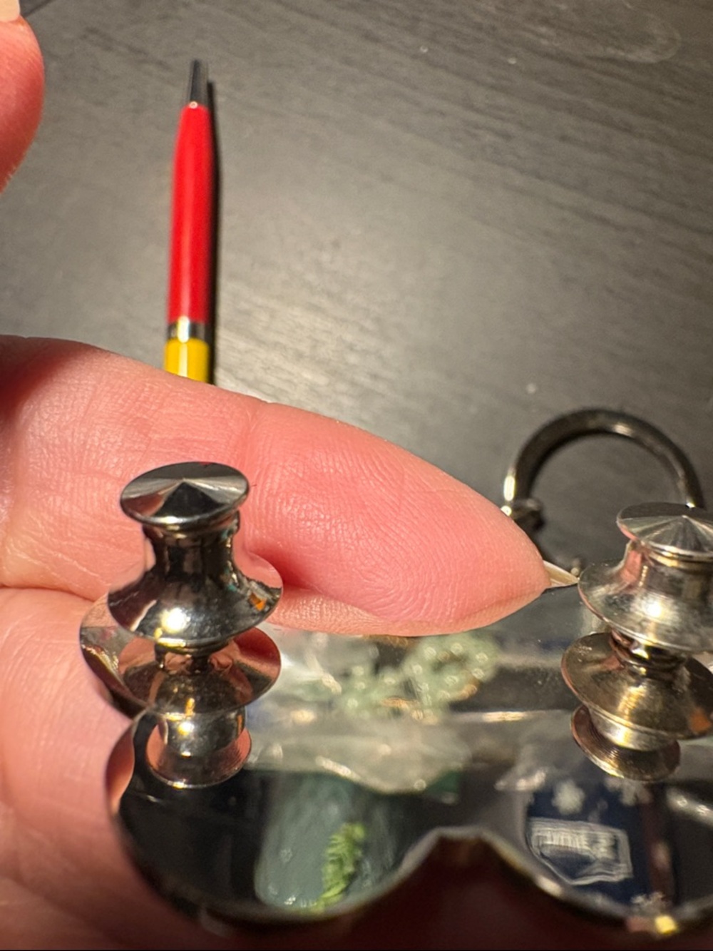 Coach Yellow Butterfly Pin, Red Heart Pin, Red Star Keyring & Pin with Charm Set - Picture 8 of 9